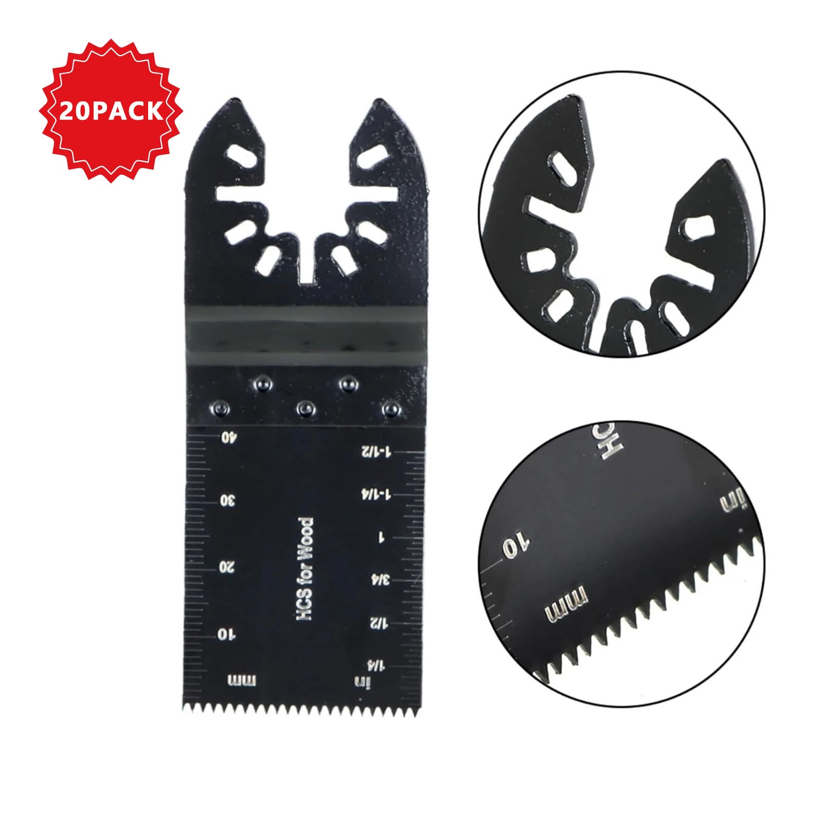 20pcs Oscillating Multi Tool Saw Blades Wood Metal Cut Cutter For Dewalt Fein gallery