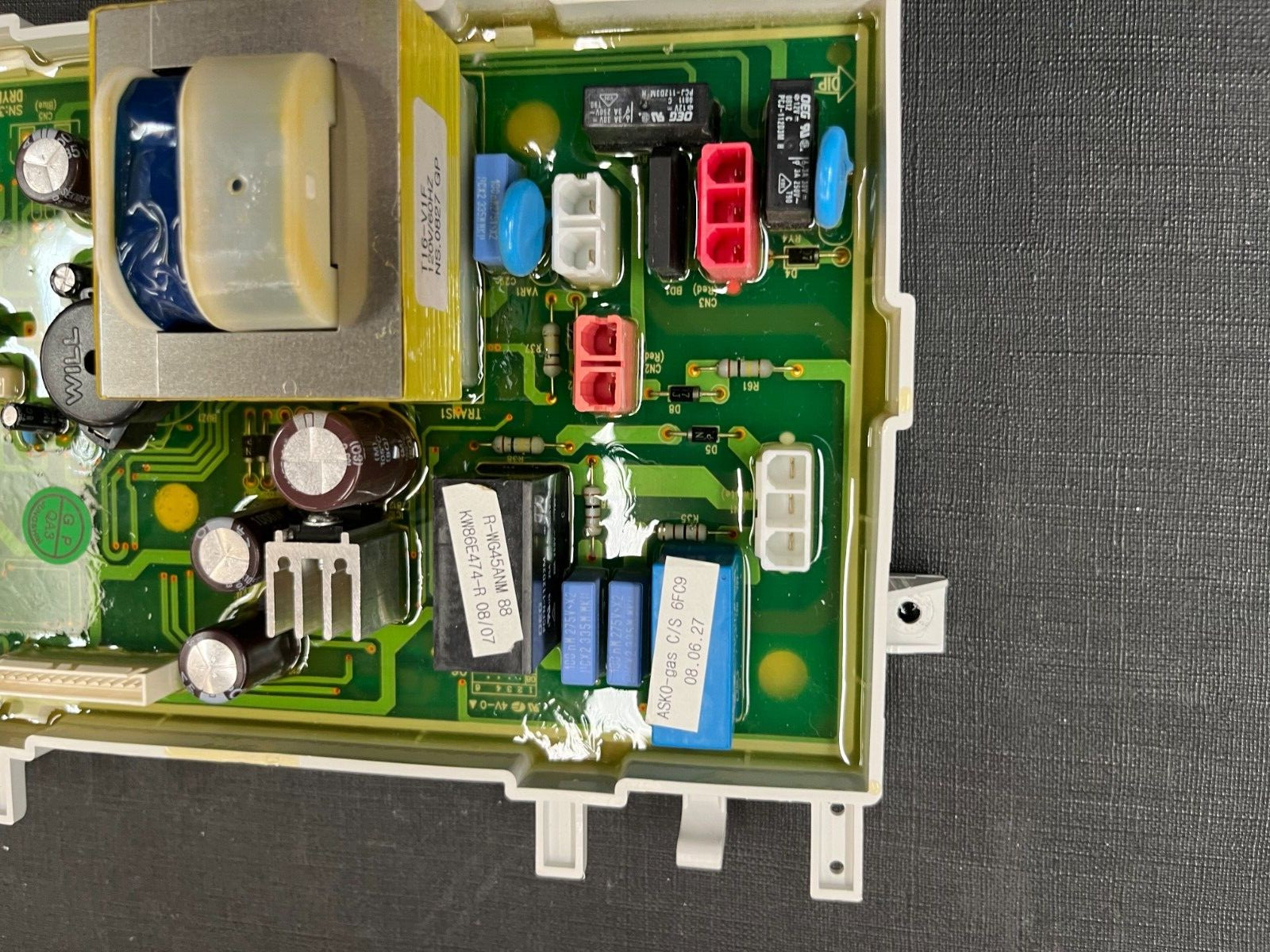 Asko Daewood Dryer Electronic Control Board 3614316810, KW86E474-R, R-WG45ANM88 gallery