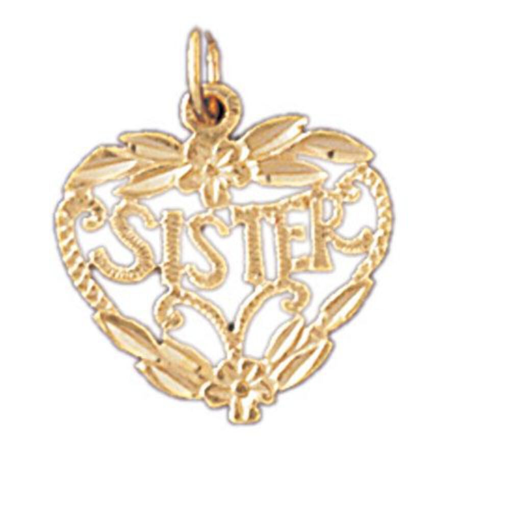 Sister Charm Pendant 14k Gold (1 Gram) gallery