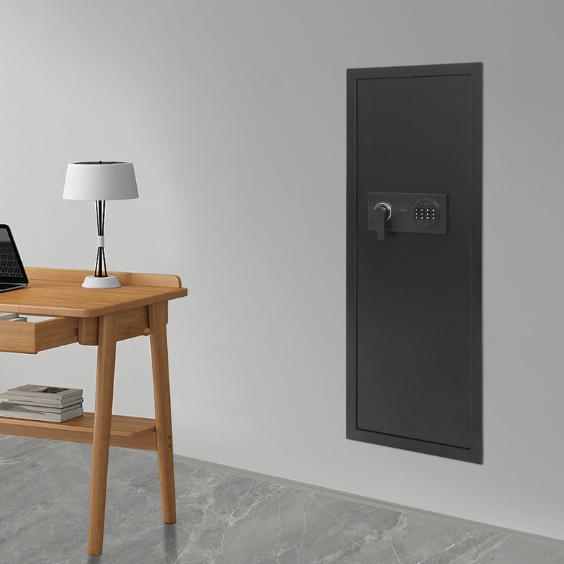 Fireproof Hidden Lock Wall Safe With Keys Cash Jewelry Superior Home Security gallery