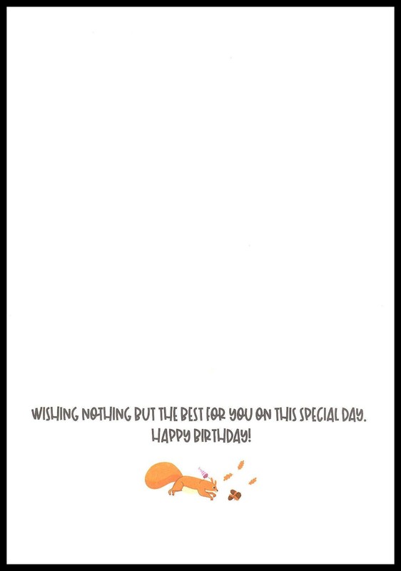 Greeting Card - Squirrel - Birthday - 0040 gallery