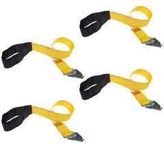 (4 Pack) 12” Single Loop Driver Assist Strap – Heavy-Duty