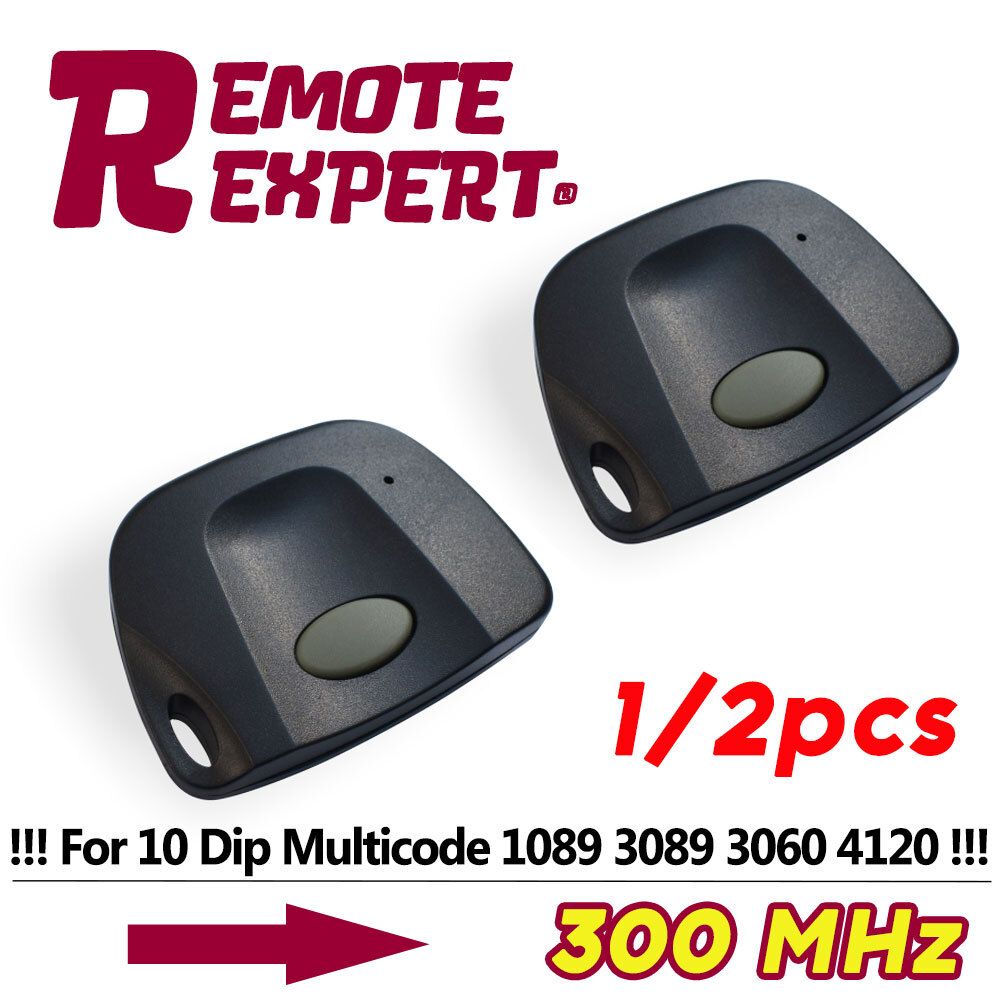 1/2PC Garage & Gate Door Remote Control Opener Transmitter 10 digit EZ Code M300 gallery