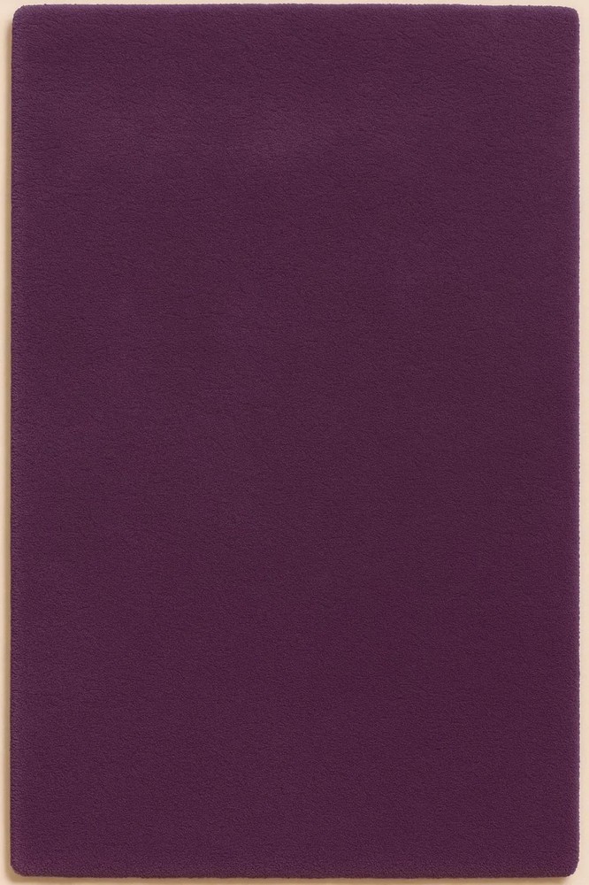 Solid Purple Hand Tufted Wool Rug for Bedroom & Living Room – Modern Minimalist
