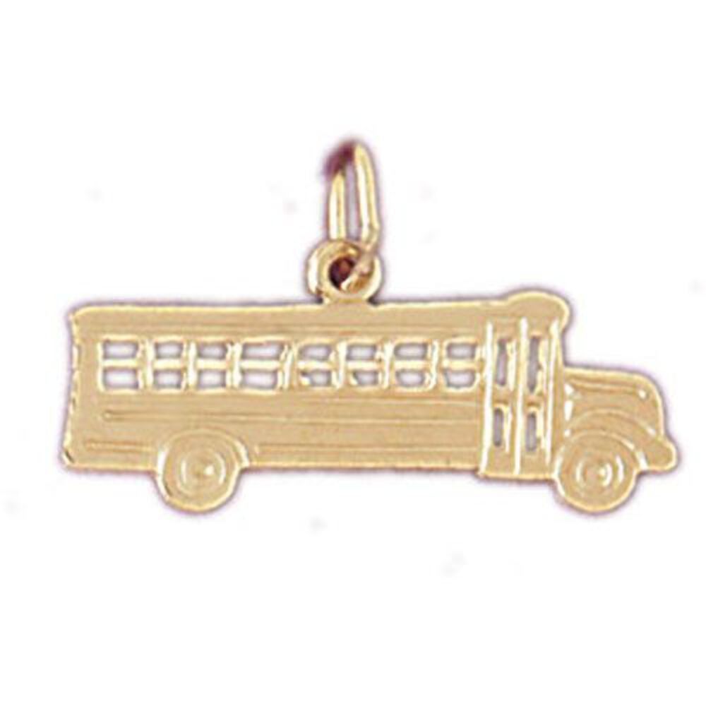Bus Charm Pendant 14k Gold (1 Gram) gallery