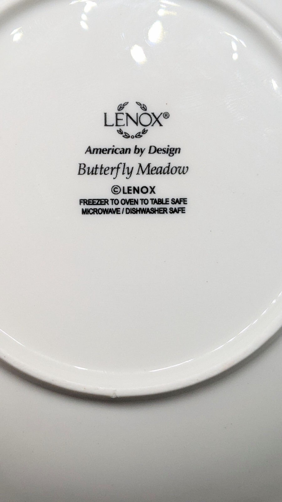 SET 4 Lenox Butterfly Meadow Bread Cake Plates ** 8 AVAIL ** gallery
