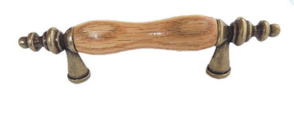P50030C-ABO-C Antique Brass Oak 3" Design Cabinet Drawer Pull gallery