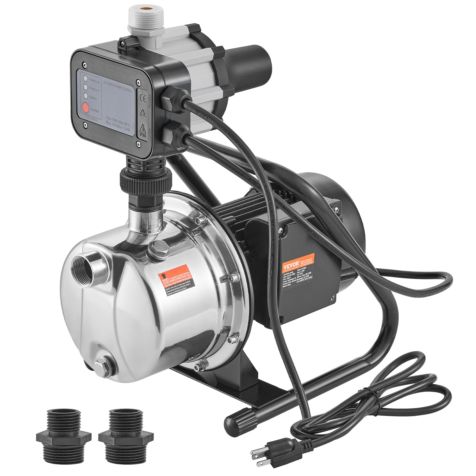 VEVOR Shallow Well Pump Portable Jet Pump w/ Auto Controller 1HP 23 GPM 145ft gallery