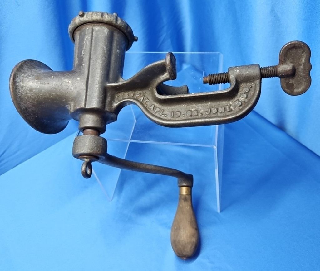 Table Mount Enterprise #5 Tinned Meat Chopper Grinder Vintage Antique gallery