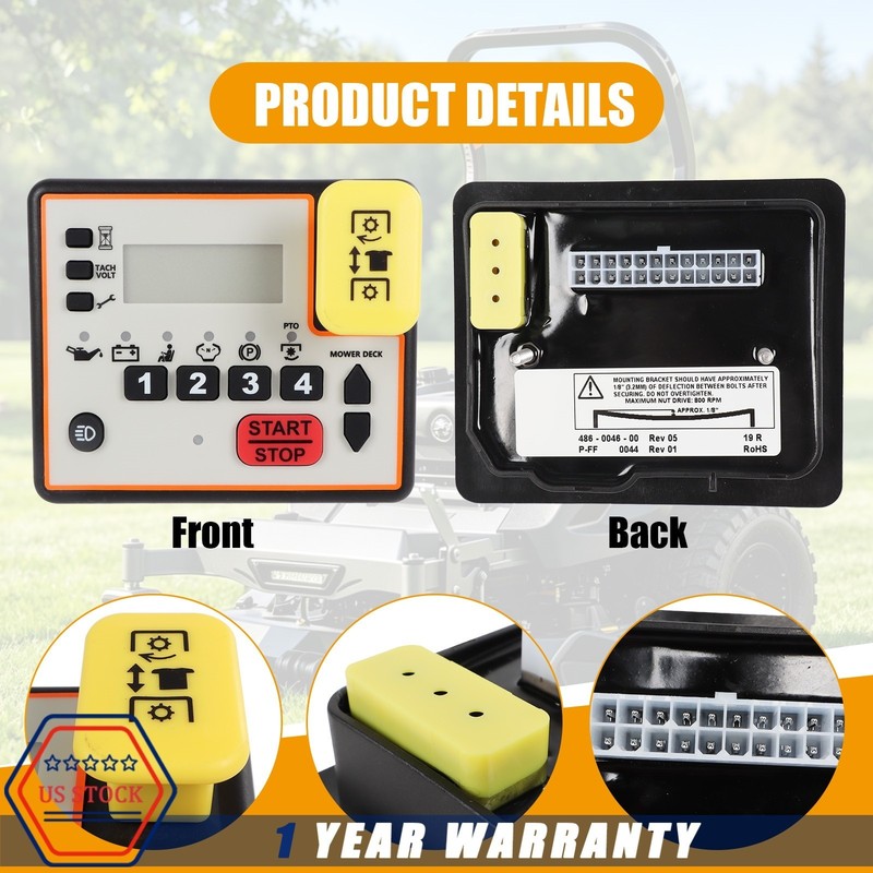Control Panel Console Keypad 486-0057-00 For Spartan Mowers EFI KGZ XD Zero Turn gallery