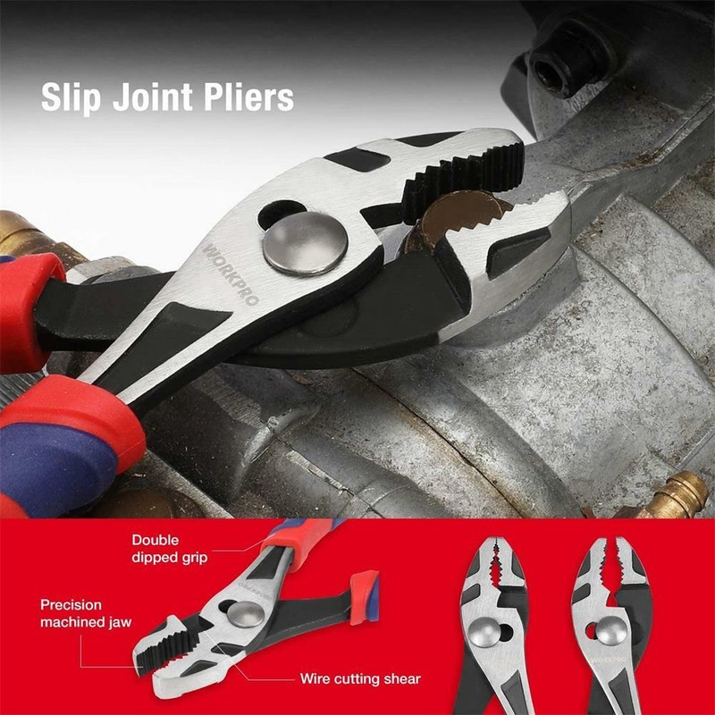 5PC Mini Plier Set Long Nose Plier Slip Diagonal Groove Joint Linesman Plier NEW gallery
