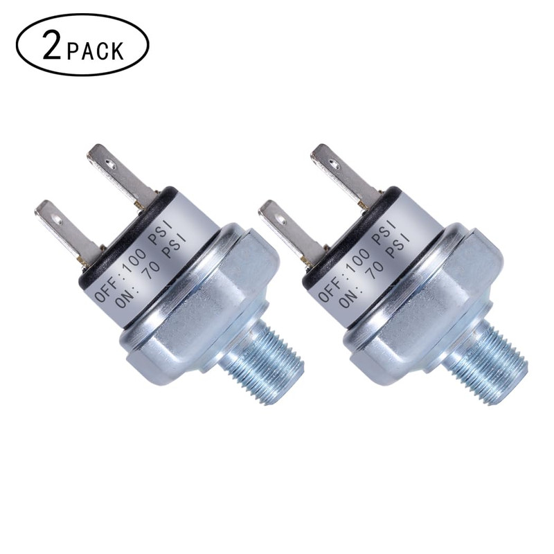 Air Compressor Pressure Switch 70-100 PSI 1/8"-27 NPT 24V 12V DC 110V 120V 240V gallery