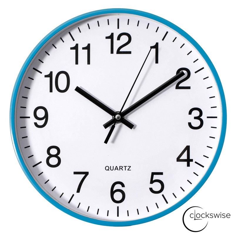 New Clockswise Black Analog Clock – Silent, Non-Ticking for Wall, Office Desk gallery