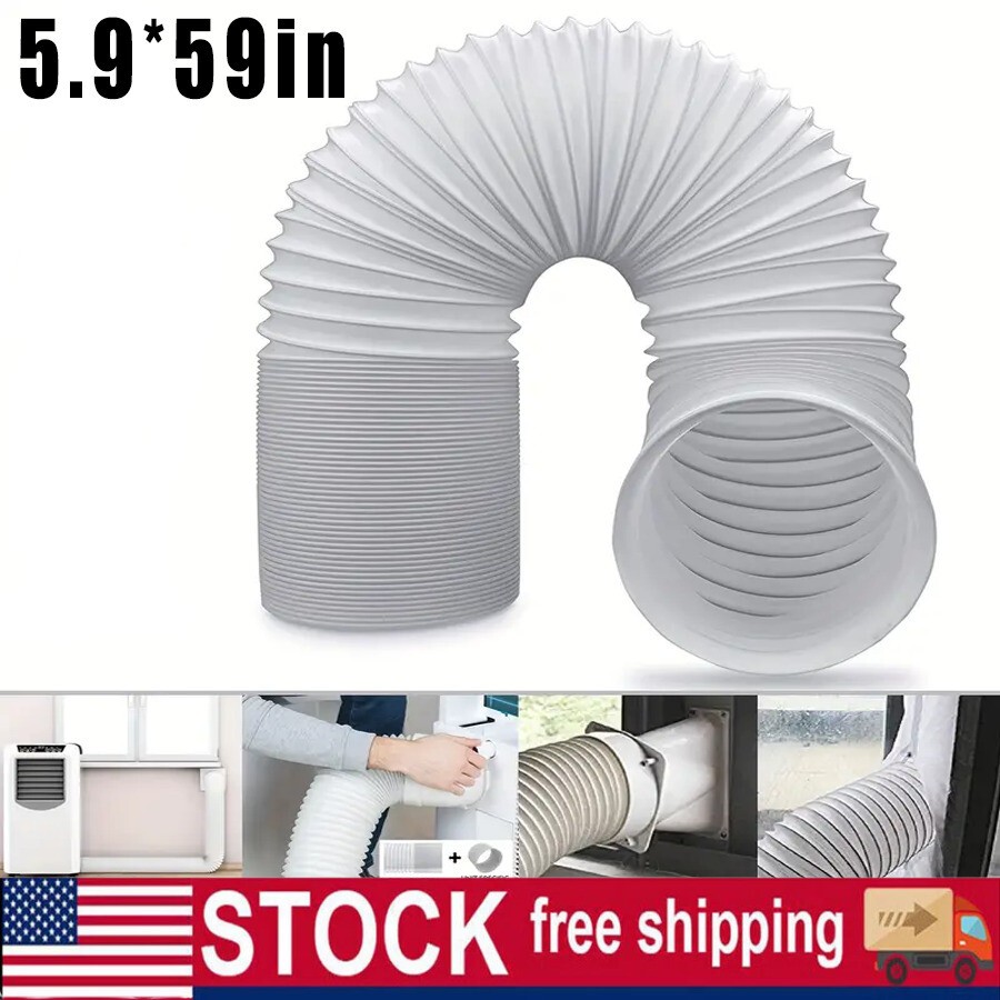 Portable Air Conditioner Exhaust Hose Tube connector For Exhaust Duct Interface gallery