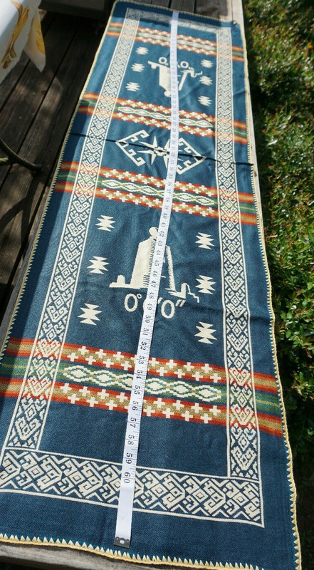 Table Runner Null Island Theme Geography (0°N 0°E) 64" X 18" gallery