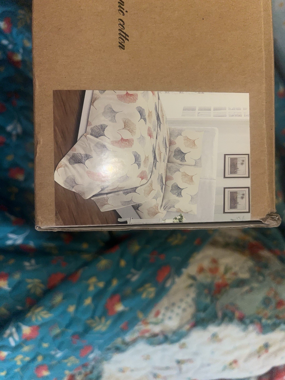 Tree Organic King 2000 Thread Count Cotton Sheet Set, Floral Nature, Breathable gallery