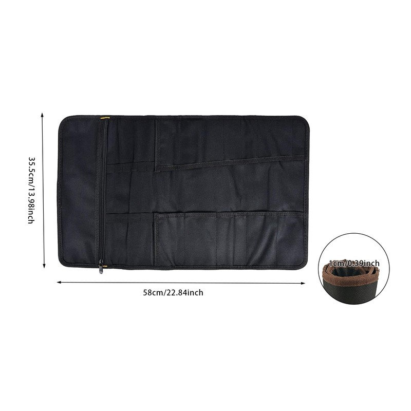 Roll Up Tool Bag, Multi-Purpose Tool Pouch, 58*35.5*1cm Hanging Tool Organizer gallery