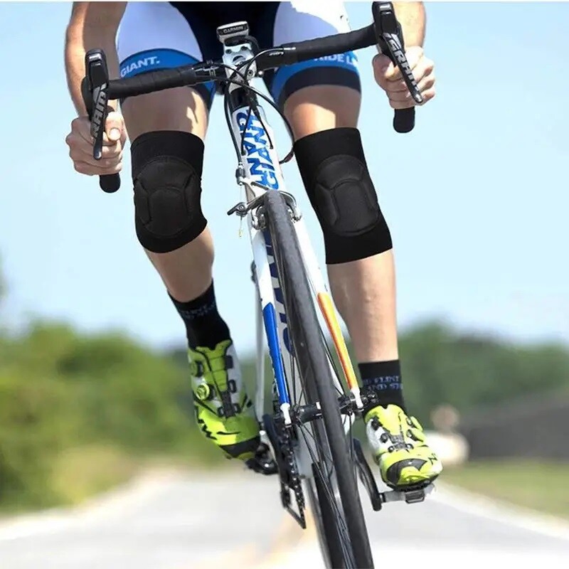 black pull on knee pads gallery