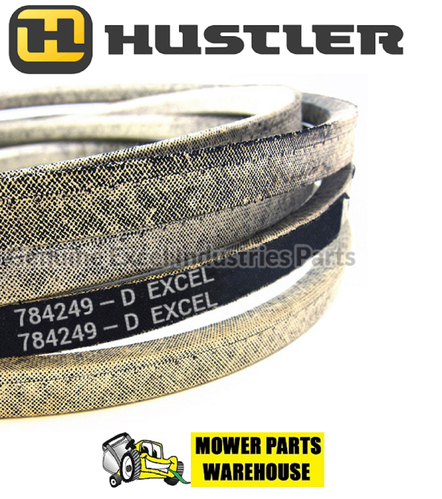 NEW GENUINE OEM HUSTLER 784249 DECK BELT 52" & 54" RAPTOR X XD XL BIG DOG gallery