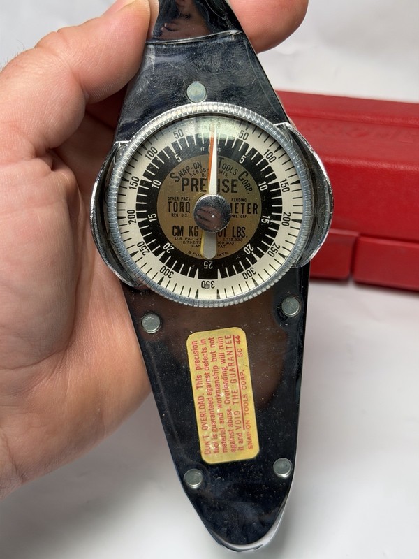 Snap-On TER3FUA Torqometer Dial Torque Wrench, 1/4 in Drive 0-30 Inch Pounds gallery