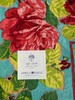 Gorgeous NEW April Cornell Tablecloth 36x36 ~ Austen Rose Turquoise ~ New 2026! gallery