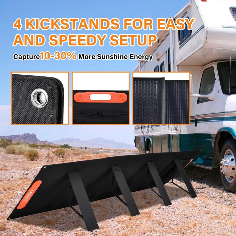 400W Portable Solar Panel Foldable For Power Station gallery