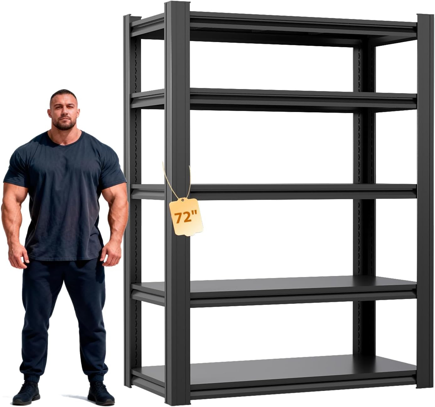 Heavy Duty Storage Shelves Unit, Adjustable Metal Garage Shelving,3500Lbs Garage gallery