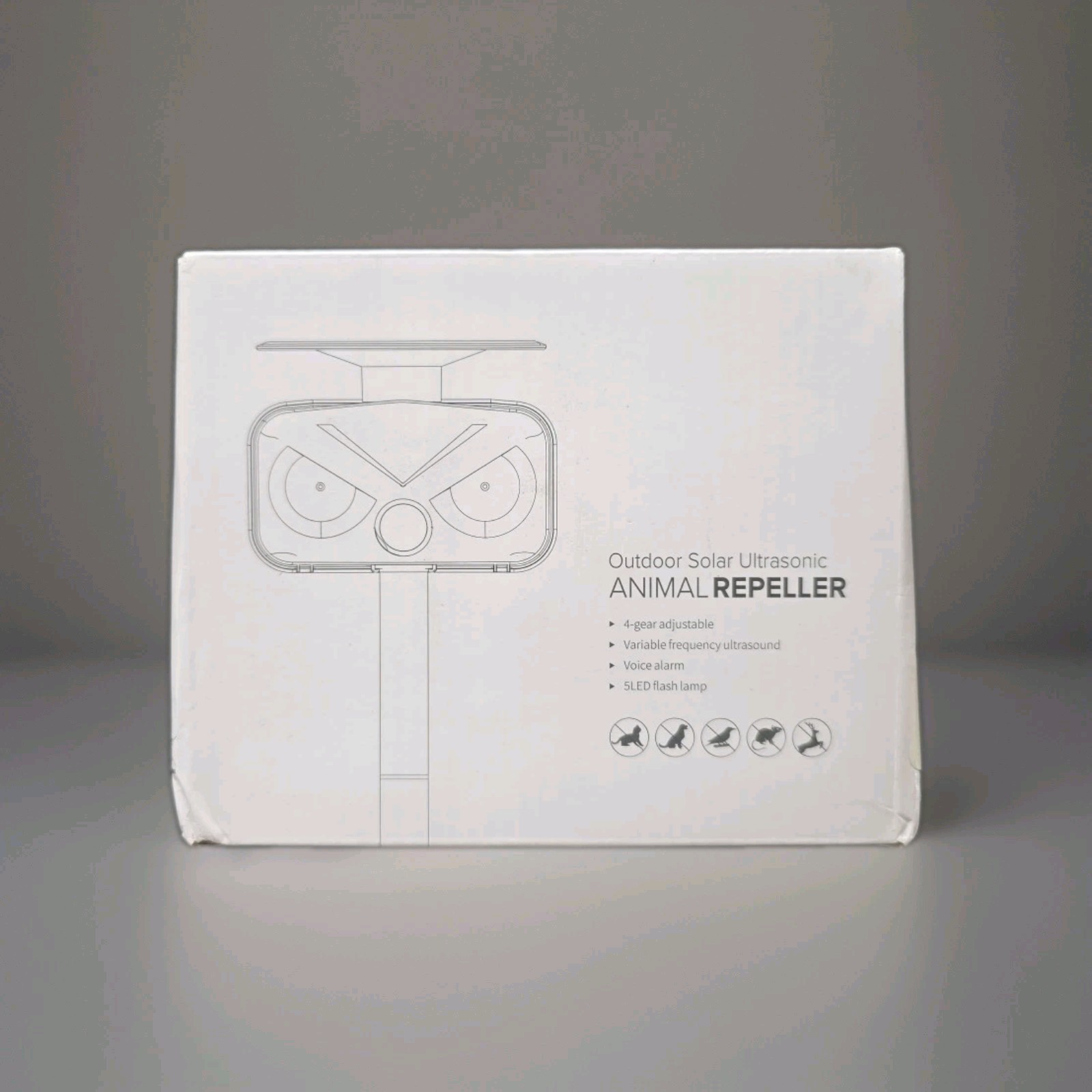 Solar Animal Repeller Ultrasonic,Cat Repellent Outdoor with Motion Detection gallery