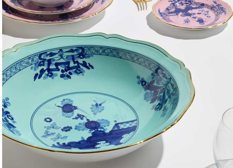 Richard Ginori Oriente Italiano Iris Plate Bottom Centerpiece cm 35/in 13.77 gallery