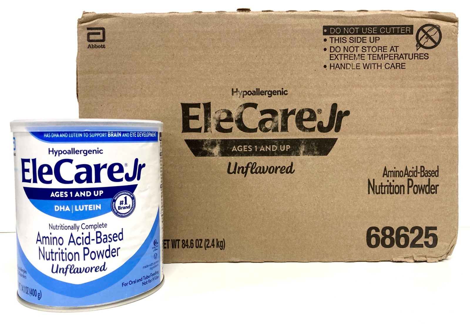 6 cans Nutrition Powder Unflavored Elecare Jr New Label Sept 2026 gallery