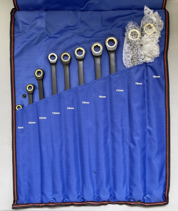 Workpro 10 Piece Extra Long Box End and Anti-slip Ratcheting Wrench Set 8mm-19mm gallery