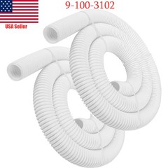 Pool Cleaner 6-Ft Cuff-less Feed Hose 9-100-3102 for Polaris 360 – 2 Pack