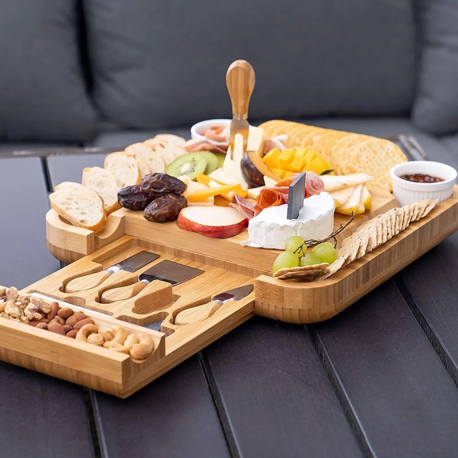 Charcuterie Board Set - Cheese Board for Serving - House Warming Gift Set gallery
