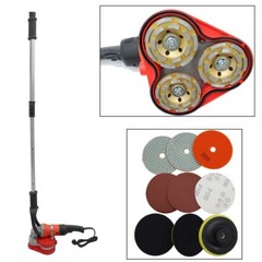 TECHTONGDA Portable Wall Floor Sander Three 3.9″ Diamond Head Six Speed 220V