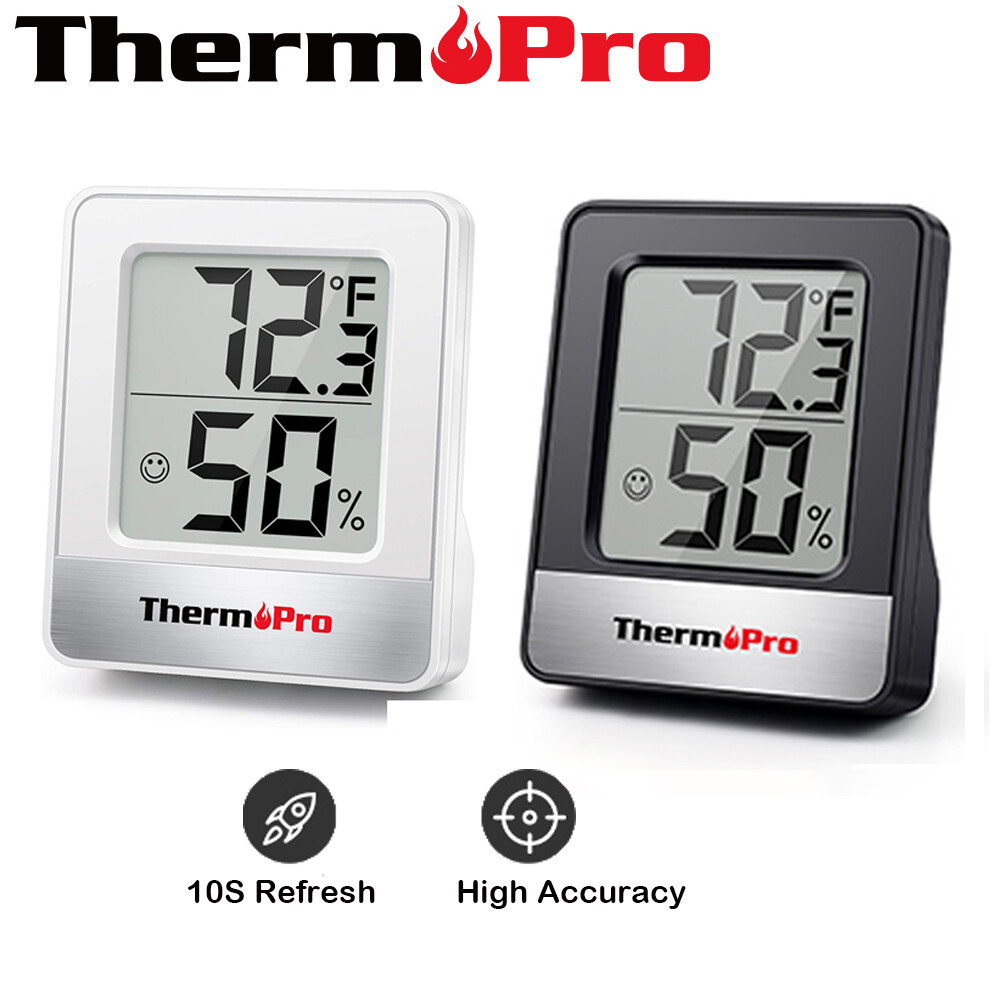 ThermoPro TP49 LCD Display indoor&outdoor Temperature Digital Hygrometer/Humidit gallery