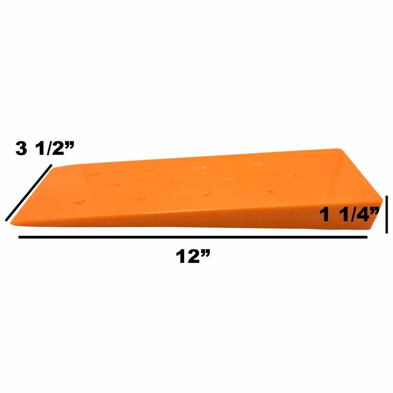4 Pack 12" Tree Felling Wedge Logging Bucking Falling ABS Plastic (Orange) gallery