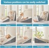 Wedge Pillow for Sleeping & Resting, 24"x24"x10" Memory Foam Cushion with Gre... gallery