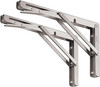Folding Shelf Brackets 12", Max Load: 330lb Heavy Duty Stainless Steel Collapsib gallery