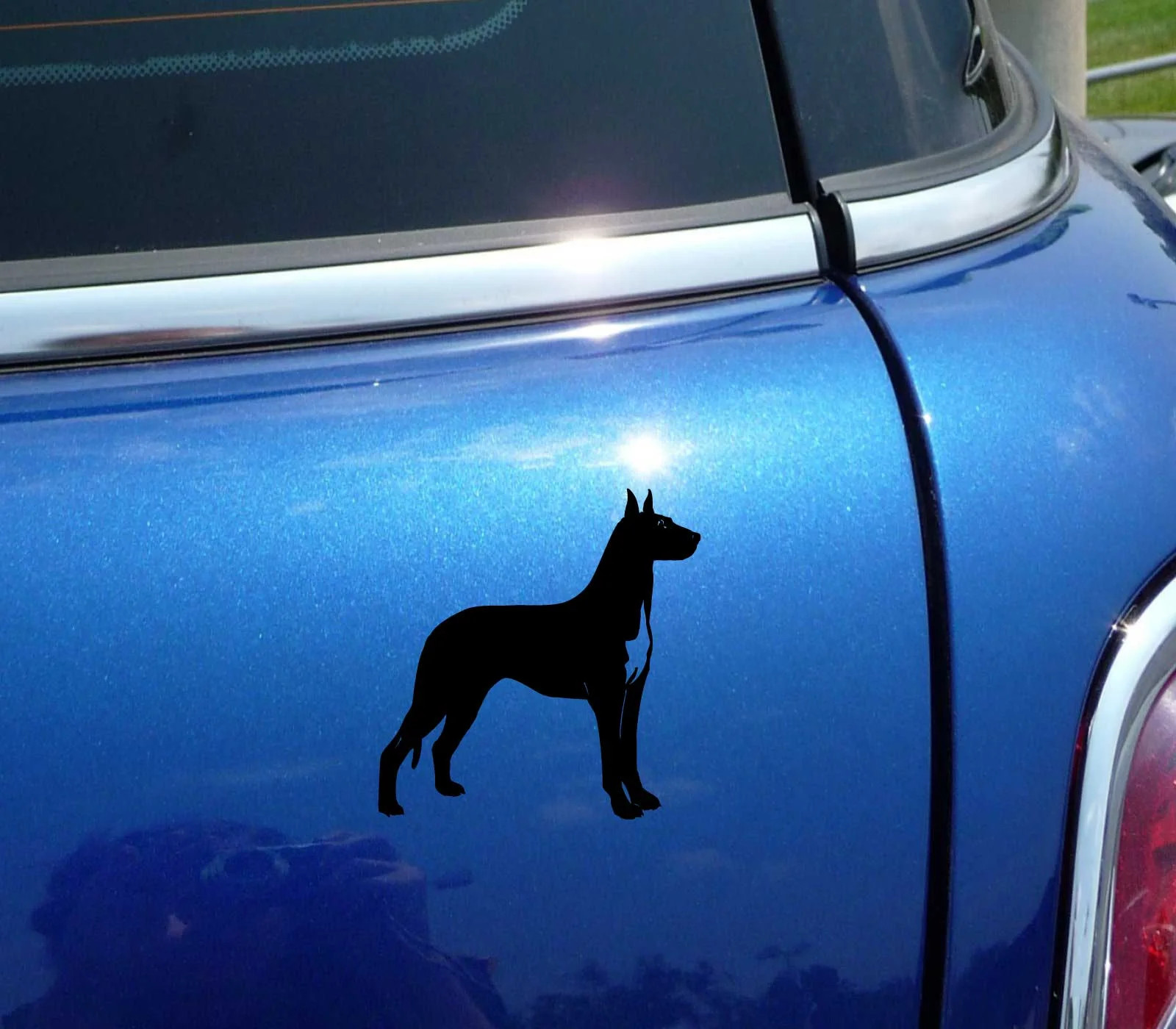 DETAILED GREAT DANE DANES DOG GRAPHIC DECAL STICKER ART CAR WALL DECOR gallery