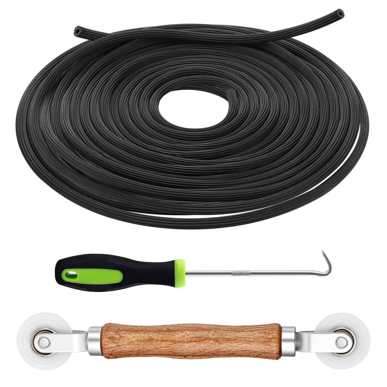 Screen Repair Kit 3 in 1 Screen Tools Including Roller 0.14in x 32.8ft Spline gallery