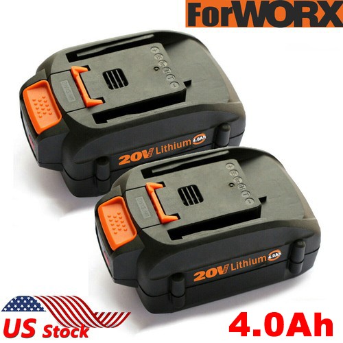 2pack For WORX 20V MAX Extend Lithium Battery 20 Volt WA3520 WA3525 WA3575 WG155 gallery