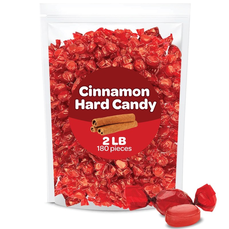 Hard Candy Cinnamon Flavor 2 Pound Bulk (About 180 Count) - Individually Wrapped gallery
