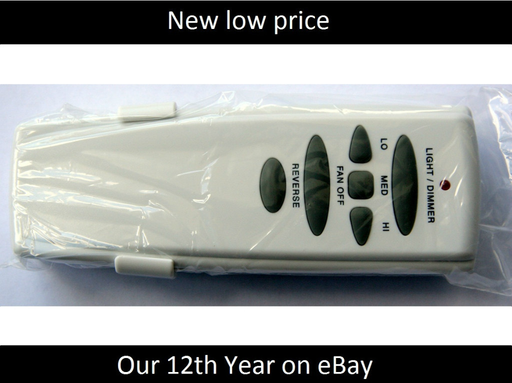 Hampton Bay Remote Control UC7078T HD-6 Reverse Button One Year Warranty gallery