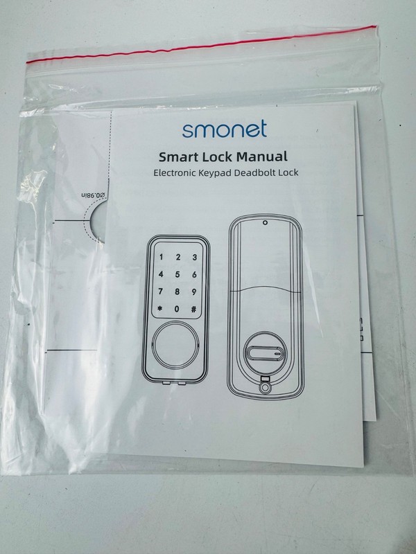 Smart Lock, Smonet Touchscreen Keypad Deadbolt, Keyless Door Entry For Exterior gallery
