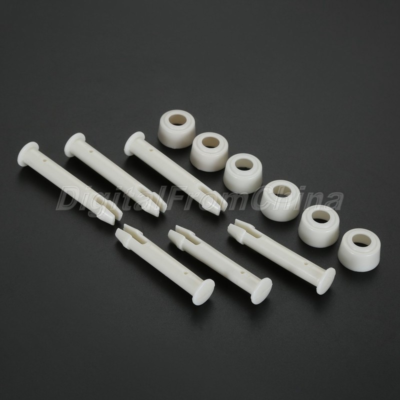 Durable 12pcs Plastic Pool Joint Pins & Caps Parts For 10-12ft Metal Frame Pools gallery