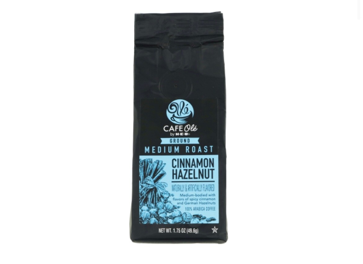 4 Assorted CAFE Ole’ by H-E-B Coffee Grounds All Medium Roast Texas 1.75 oz gallery