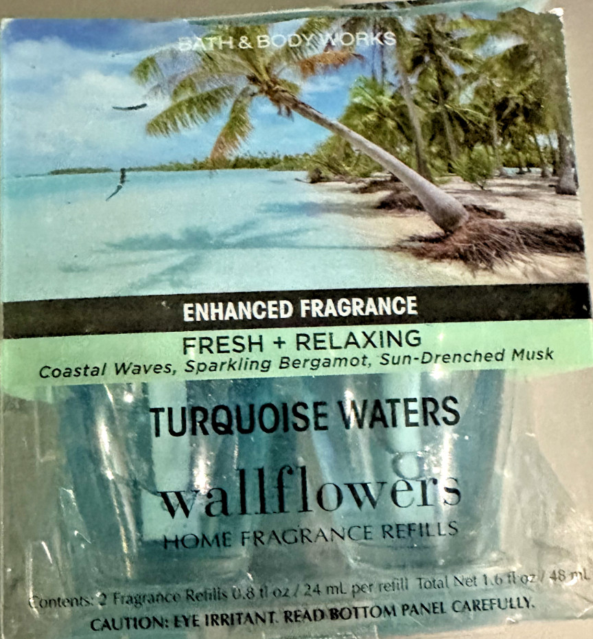 Turquoise Waters Bath & Body Works Wallflowers Home Fragrance Refills 2 Pack gallery