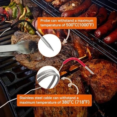 2-Pack Meat Thermometer Replacement for Pit Boss Pellet Grills and Smokers, 3.5. gallery