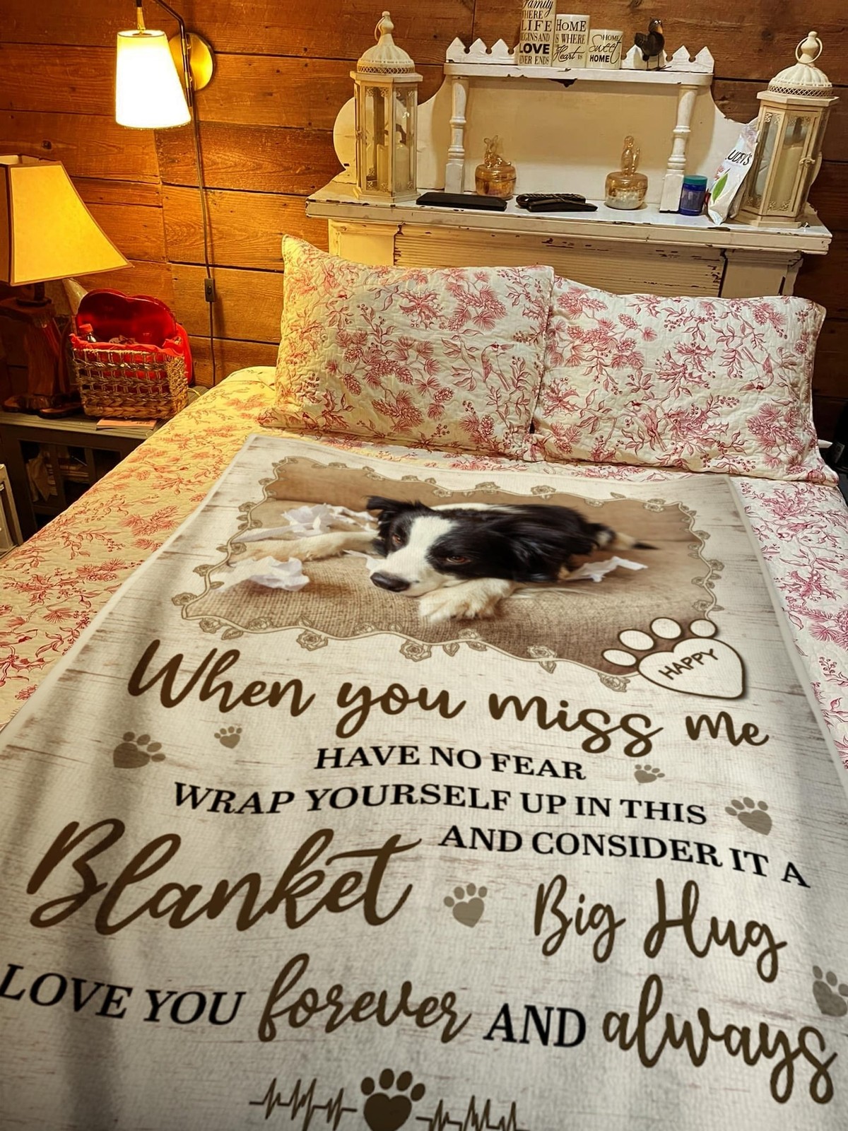 Personalized Pet Memorial Blanket – Custom Dog & Cat Loving Memory Photo Blanket gallery