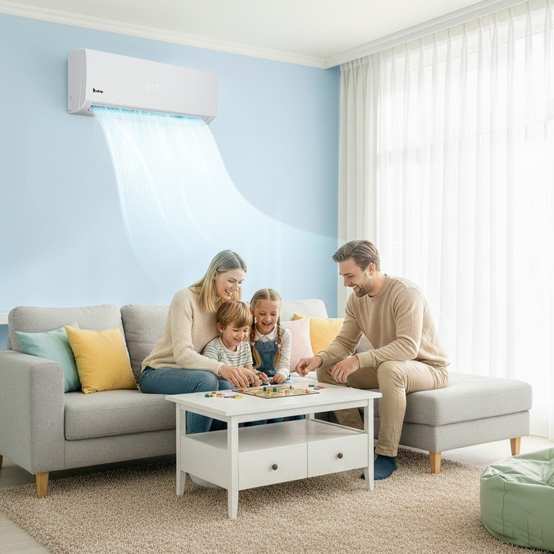 42000 BTU 2 Zone (24K+ 24K) Mini Split Air Conditioner 20 SEER2 W/Heat Pump Wifi gallery